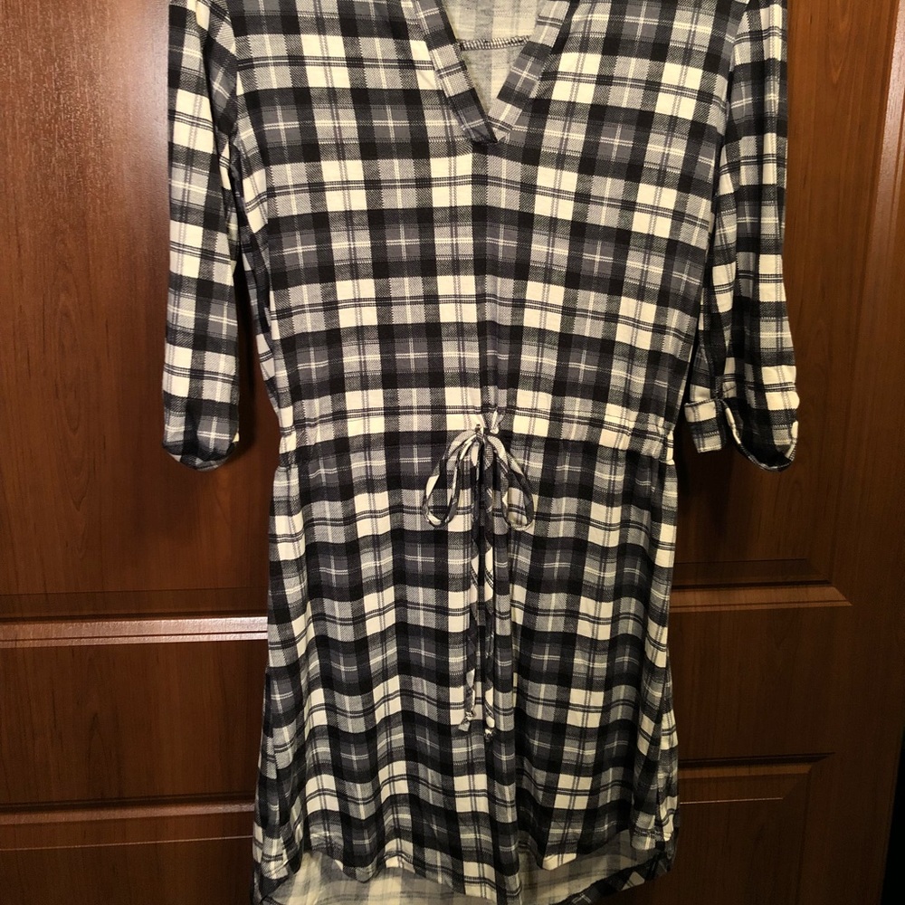 comfy plaid dress